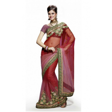 Stylish Stone Worked & Embroidered Saree